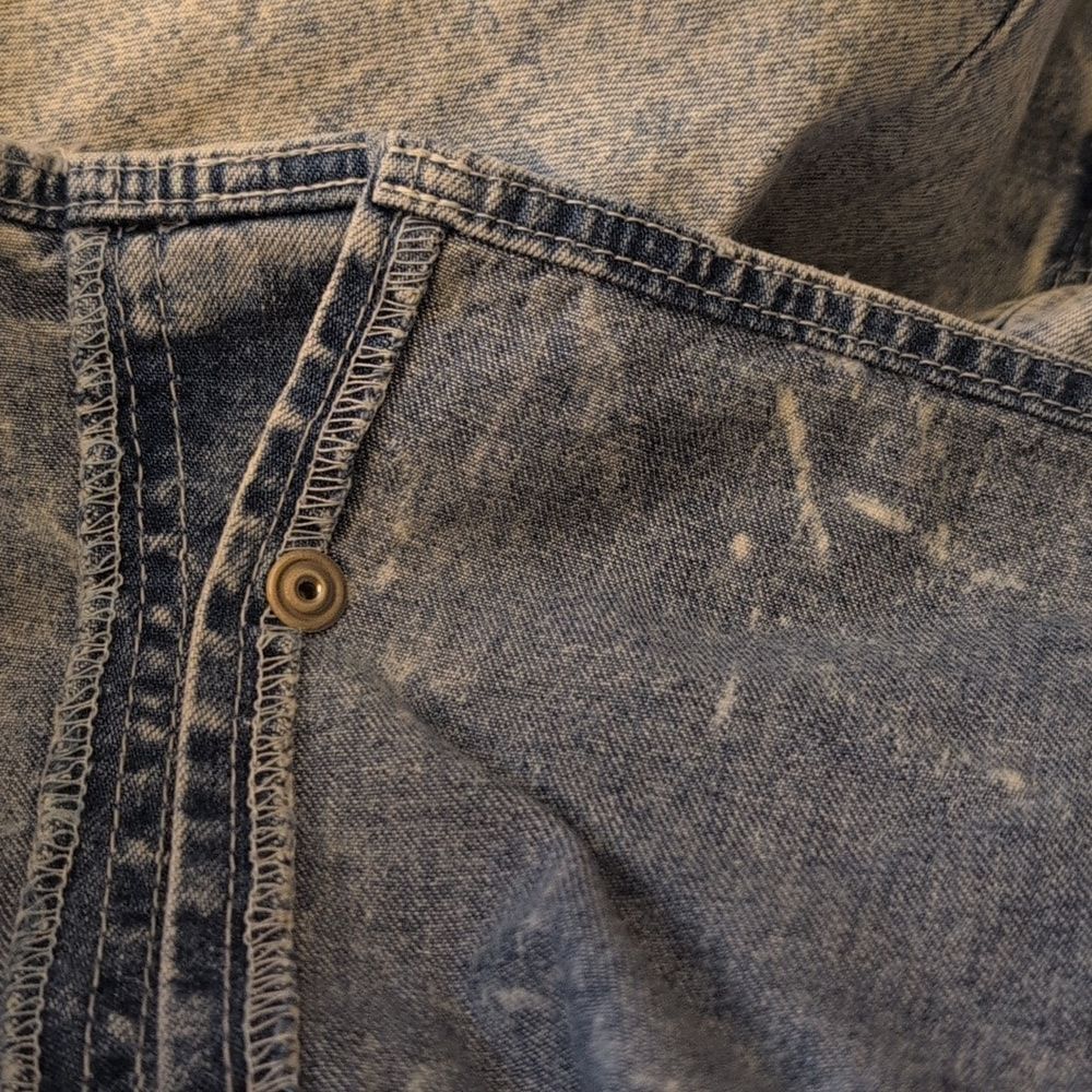 Vintage 80s women's acid‎ wash denim skirt made in Italy - Picture 8 of 8